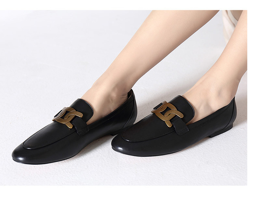 SGS Womens Leisure Shoes รองเท้าหนังวัวสไตล์ทนทาน
