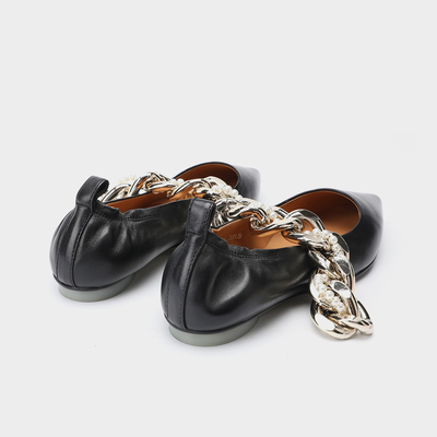 ห่วงโซ่กระบวนการส่วนบุคคลตัดแต่ง Office Lady Shoe Pointed Toe