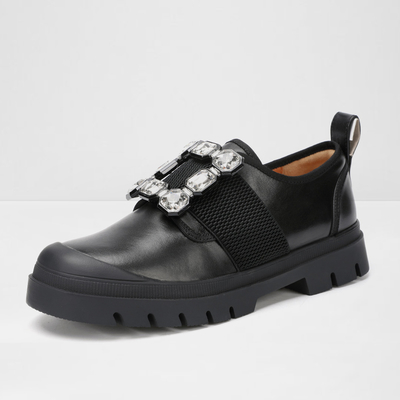 Black Flat For Women New Styles Office Lady Shoe, Casual Mary Jane Flat Shoe