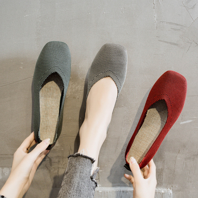 Wholesale Breathable Fashion Low Heel Loafers Women Elegant Flat Dress Shoes For Ladies