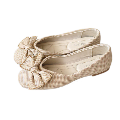 รองเท้าเดินสบาย ๆ ที่ถักด้วย Soft Soled รองเท้าแตะส้นแบนน้ำหนักเบาสบาย