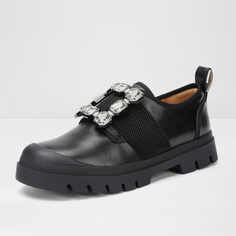 Black Flat For Women New Styles Office Lady Shoe, Casual Mary Jane Flat Shoe